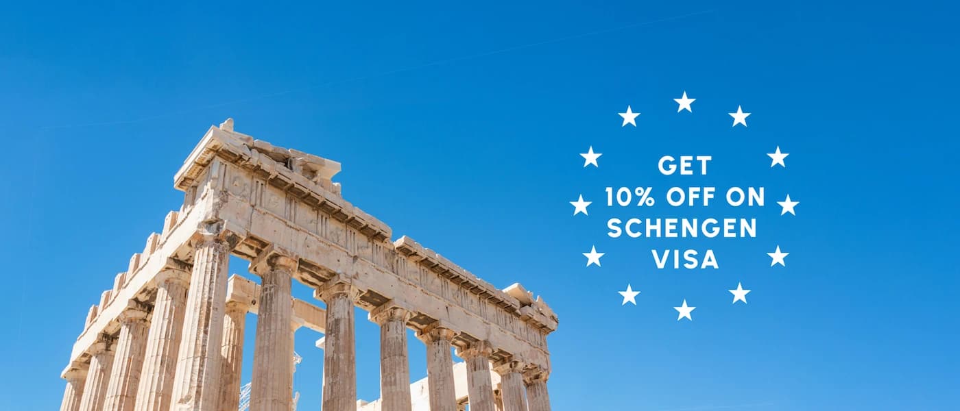 Get 10% off on Schengen Visa